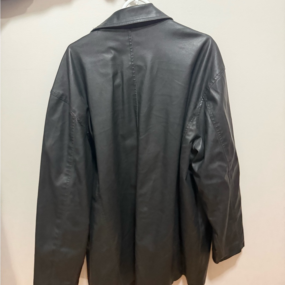 Vintage Arizona Jean Company Black Trench Coat - Picture 3 of 3